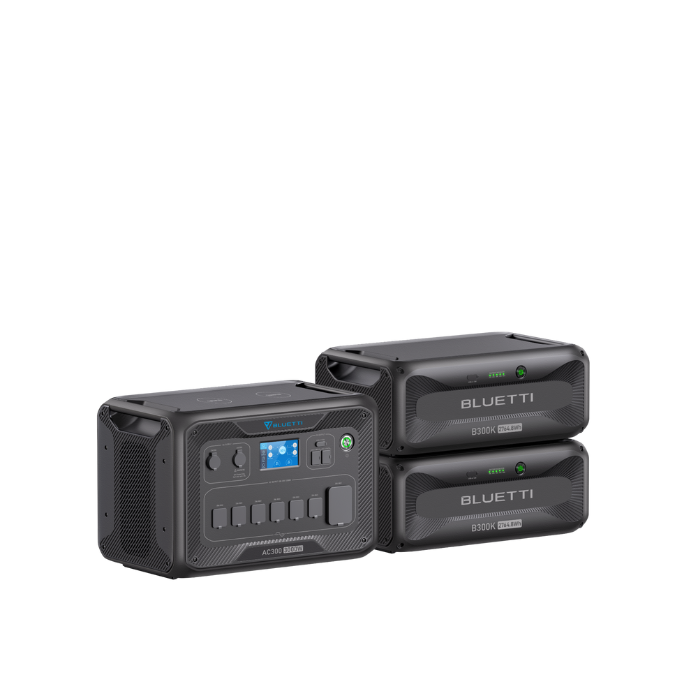 BLUETTI AC300+B300K 家庭用バックアップ電源  | 防災推奨・非常用電源 |2764Wh、3000W