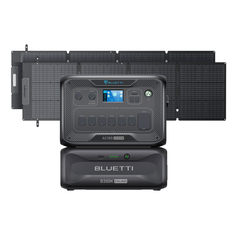 BLUETTI AC300+B300K 家庭用バックアップ電源  | 防災推奨・非常用電源 |2764Wh、3000W