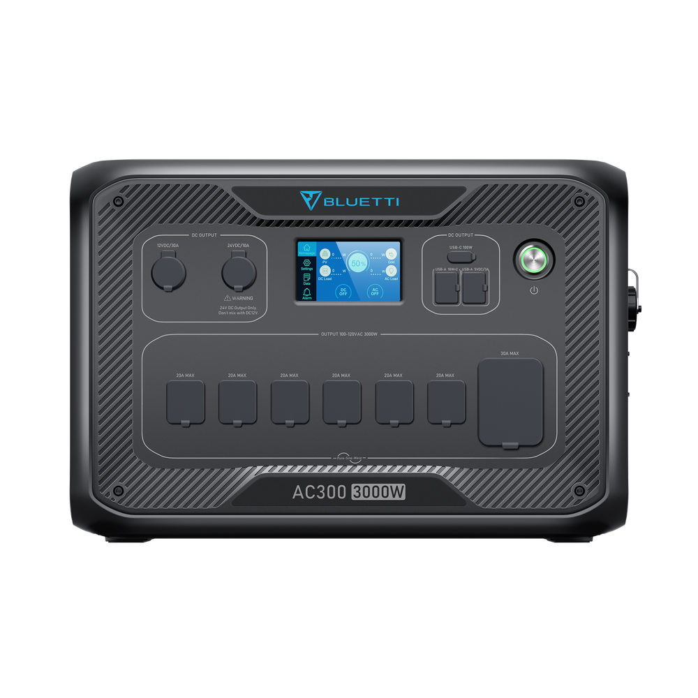 【整備済中古品】BLUETTI AC300家庭用バックアップ電源  | 防災推奨・非常用電源 |3072Wh、3000W
