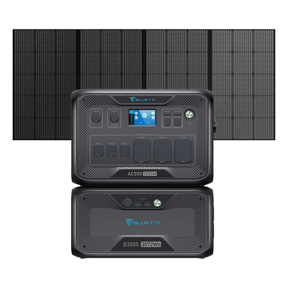 【終売】BLUETTI AC500+B300S 家庭用バックアップ電源  | 防災推奨・非常用電源 |3072Wh、5000W