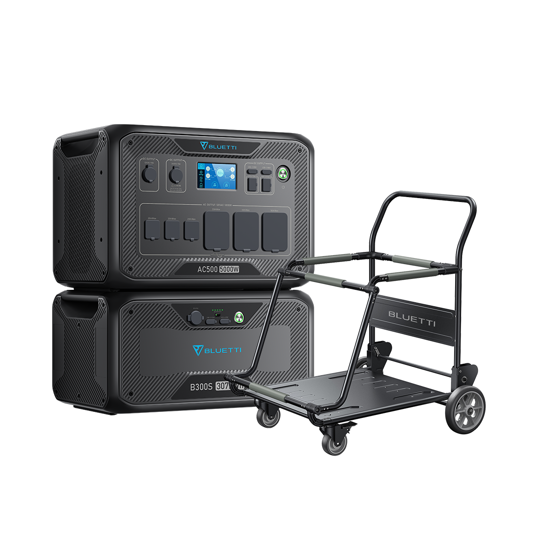 BLUETTI AC500+B300S 家庭用バックアップ電源  | 防災推奨・非常用電源 |3072Wh、5000W