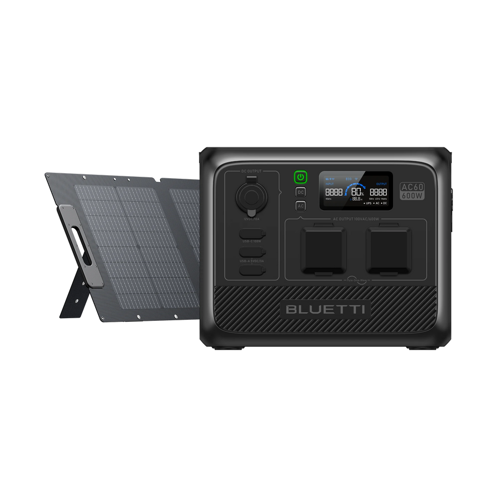 【終売】BLUETTI AC60 小型ポータブル電源 | 防水・防塵モデル | 403Wh、600W