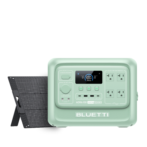 BLUETTI AORA 100 V2+SORA 130W|無料収納バッグ