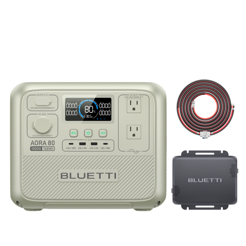 BLUETTI AORA 80  |768Wh、1000W