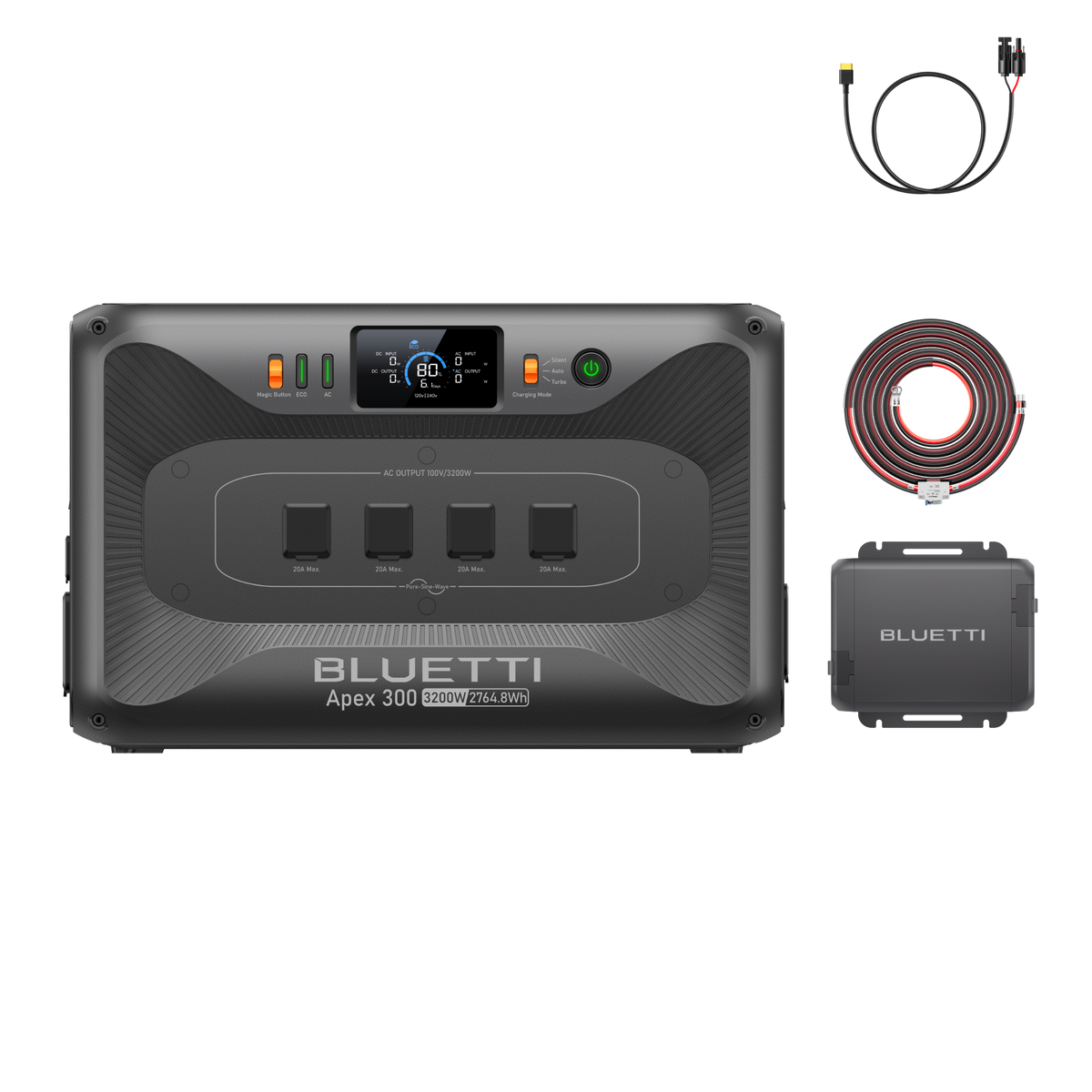 BLUETTI 大容量ポータブル電源 Apex 300+Charger 1