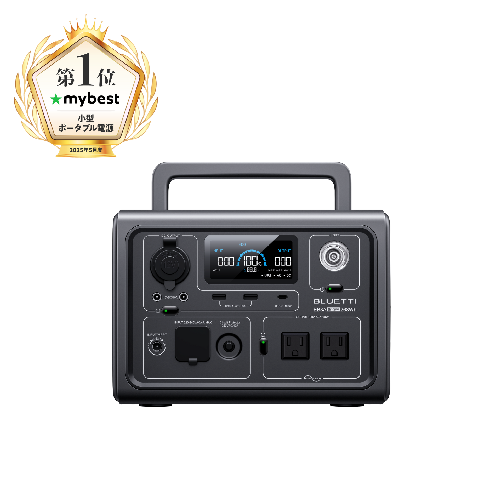BLUETTI 小型ポータブル電源 EB3A |防災推奨 アウトドア キャンプ道具 BLUETTI 小型ポータブル電源 EB3A |防災推奨 アウトドア キャンプ道具