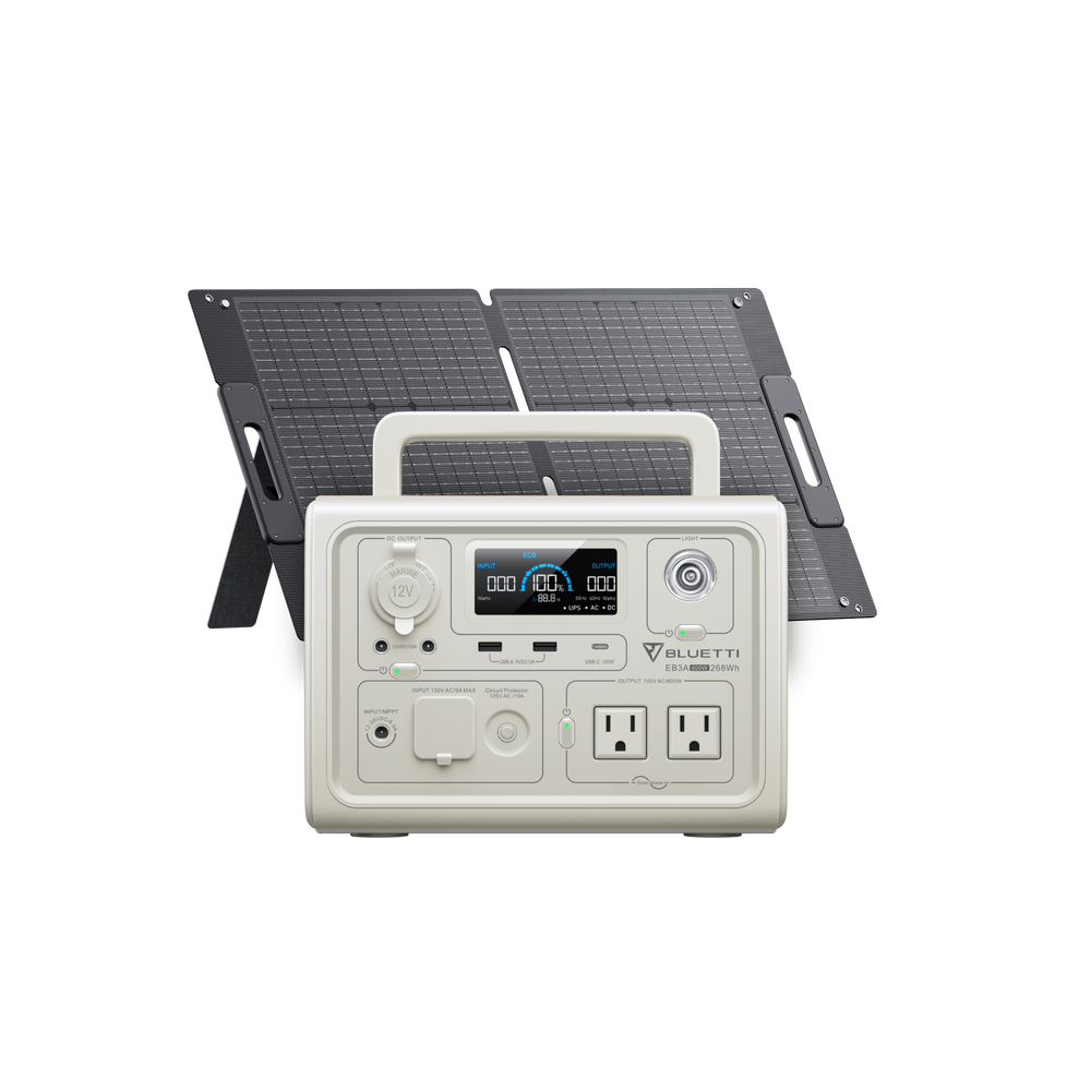 BLUETTI EB3A  | 小型ポータブル電源 | 小型軽量・防災推奨 | 268Wh、600W