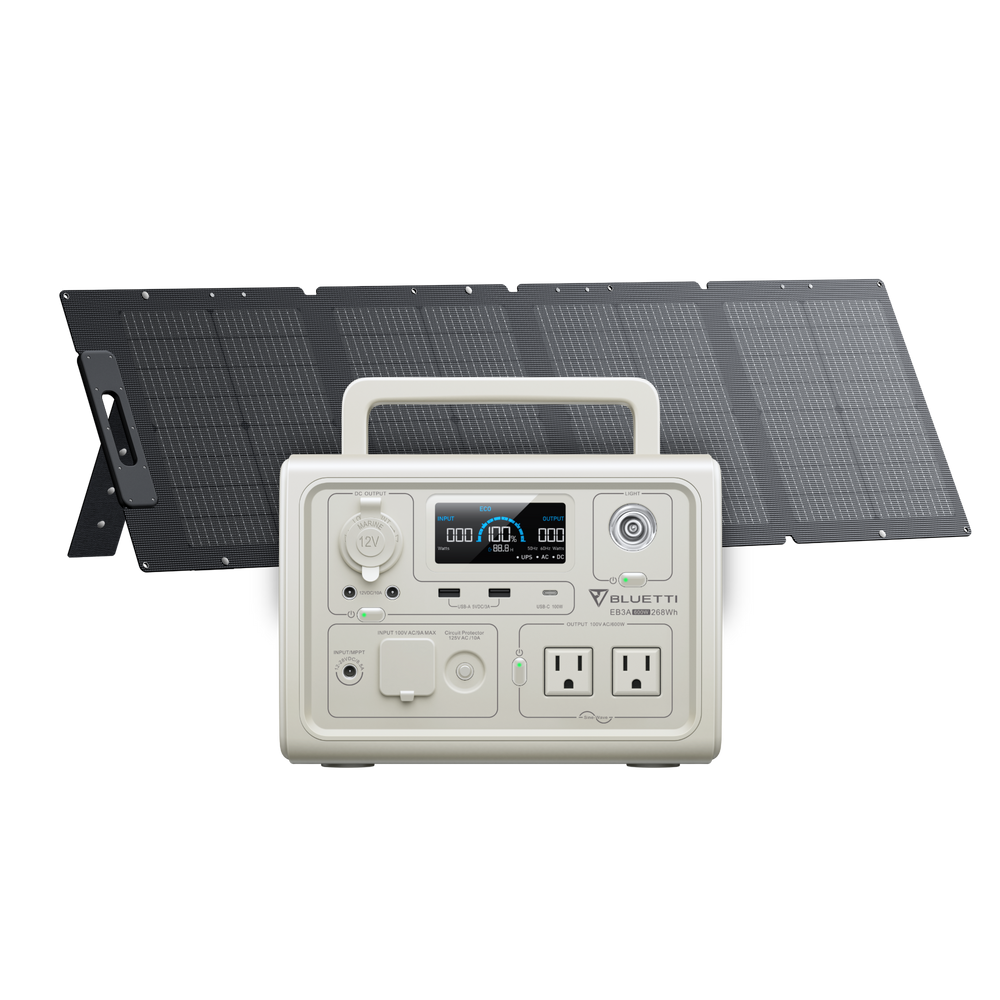 BLUETTI EB3A 小型ポータブル電源 | 小型軽量・防災推奨 | 268Wh、600W