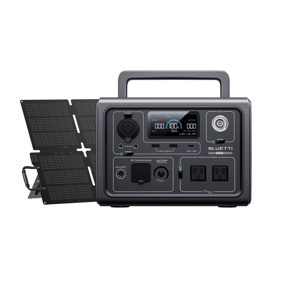 BLUETTI EB3A 小型ポータブル電源 | 小型軽量・防災推奨 | 268Wh、600W
