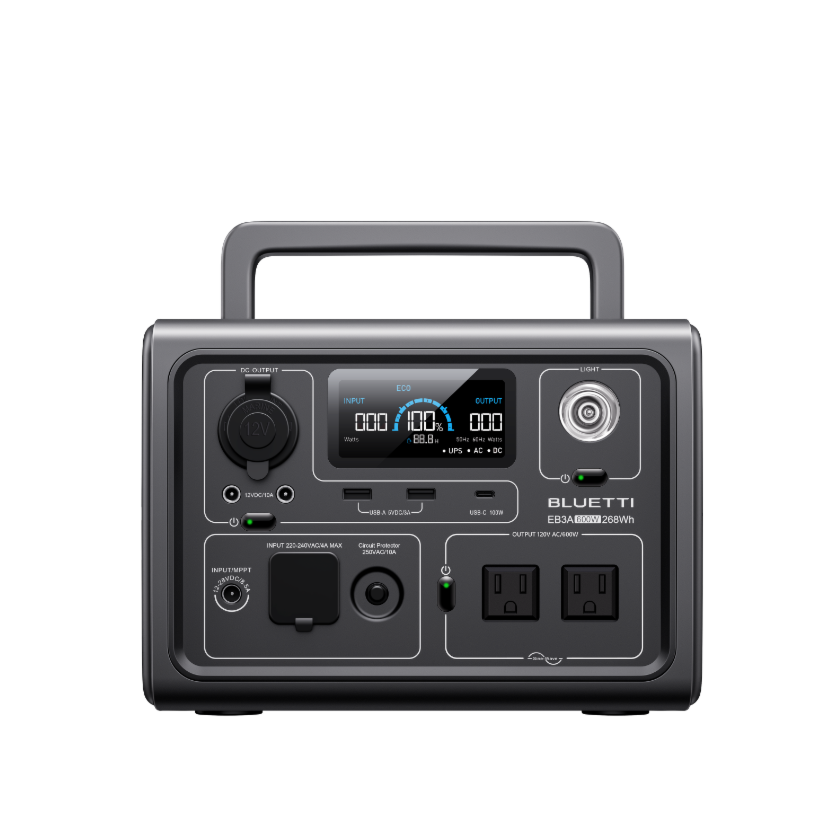 BLUETTI EB3A ポータブル電源 無料プレゼント
