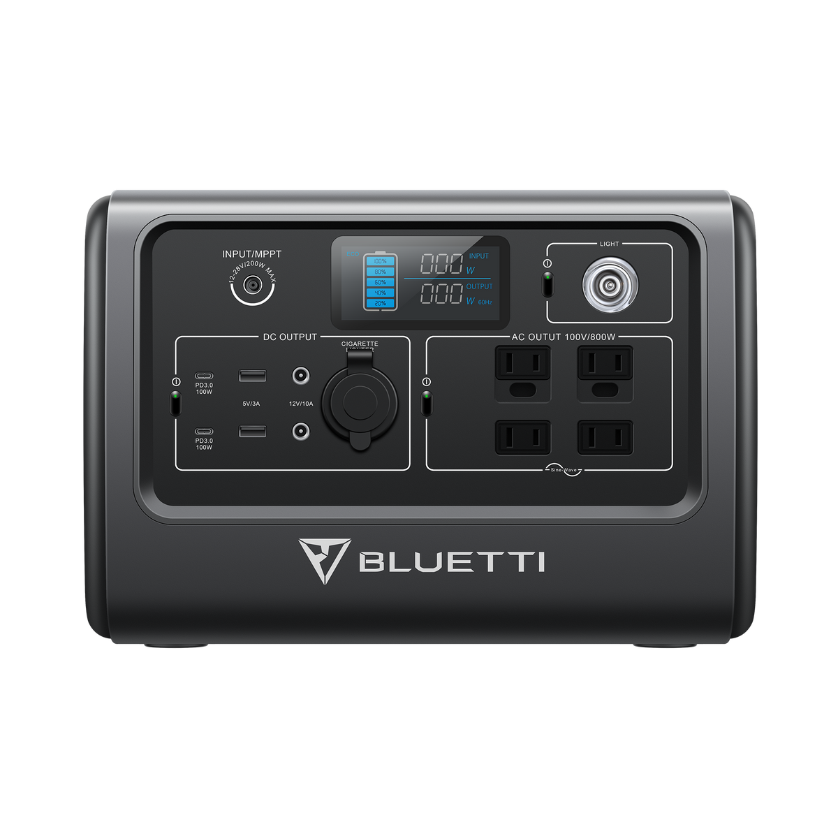 【終売】BLUETTI EB70S 小型ポータブル電源 | 防災推奨・キャンプ|716Wh、800W