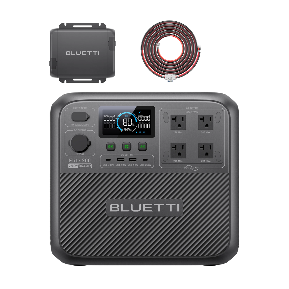 BLUETTI ポータブル電源 Elite 200 V2 + Charger 1