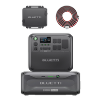 BLUETTI AC200L大容量ポータブル電源 | 防災推奨・車中泊・キャンプ |2048Wh、2000W