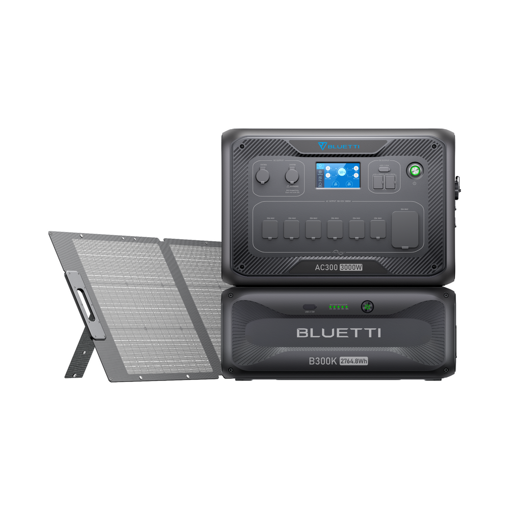 BLUETTI AC300+B300K+pv200 |2764Wh、3000W