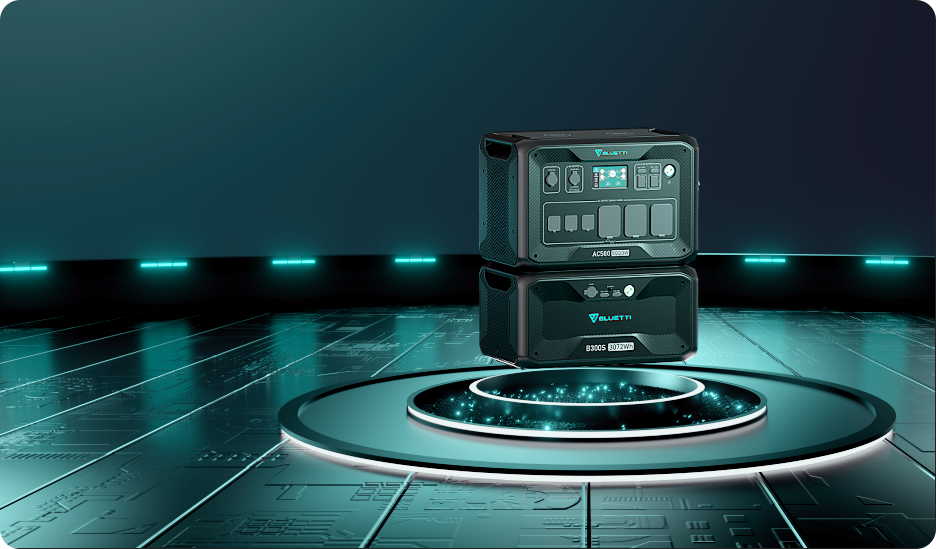 BLUETTI AC500 & B300S ポータブル電源 BLUETTI 家庭用バックアップ電源 AC500大容量|非常用電源