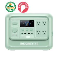 BLUETTI AORA 100 V2 大容量ポータブル電源 | 防災推奨・車中泊・キャンプ | 容量1024Wh 出力1800W | ミントグリーン