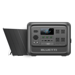 BLUETTI ポータブル電源 AORA 100 V2 +350W ソーラーパネル | グレー