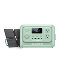 BLUETTI ポータブル電源 AORA 30 V2 +60W ソーラーパネル | ミントグリーン