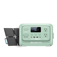 BLUETTI ポータブル電源 AORA 30 V2 +60W ソーラーパネル | ミントグリーン