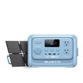 スカイブルー | BLUETTI ポータブル電源 AORA 30 V2 +60W ソーラーパネル