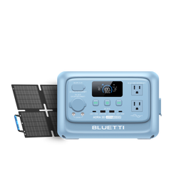 スカイブルー | BLUETTI ポータブル電源 AORA 30 V2 +60W ソーラー