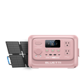 ペールピンク | BLUETTI ポータブル電源 AORA 30 V2 +60W ソーラーパネル