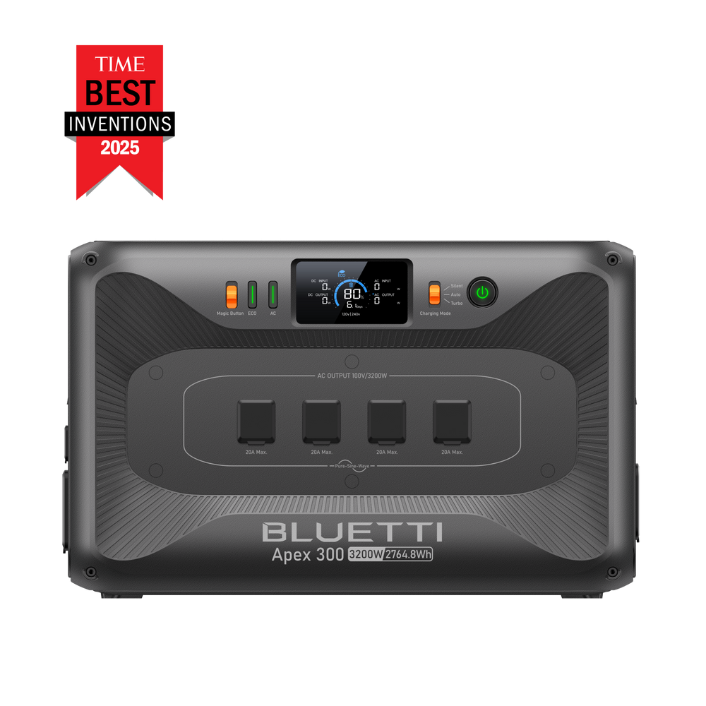 BLUETTI Apex 300 大容量ポータブル電源  | 防災推奨・非常用電源 | 2764.8Wh、3200W