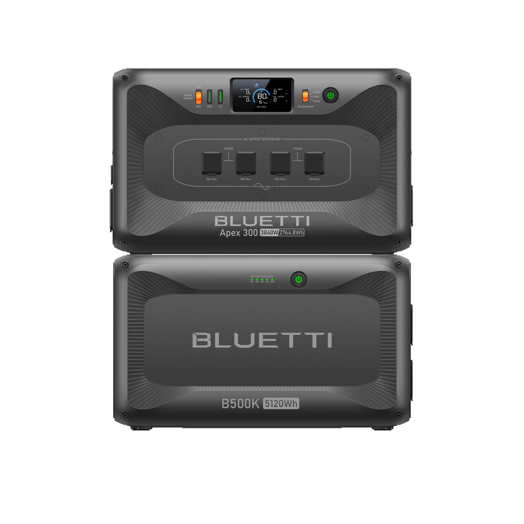 BLUETTI 大容量ポータブル電源 Apex 300+B500K| キャンプ 車中泊 防災