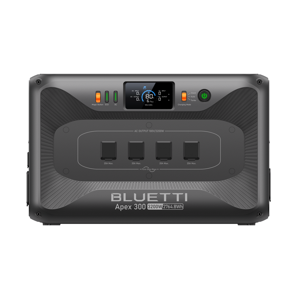 BLUETTI Apex 300 大容量ポータブル電源  | 防災推奨・非常用電源 | 2764.8Wh、3200W