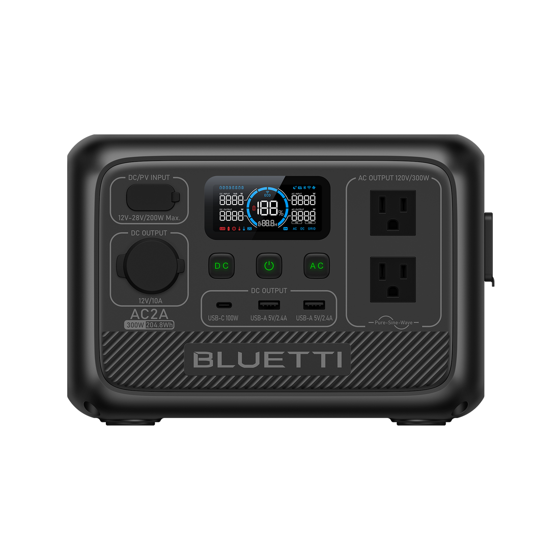 BLUETTI AC2A 超小型ポータブル電源 |小型軽量・車中泊・キャンプ