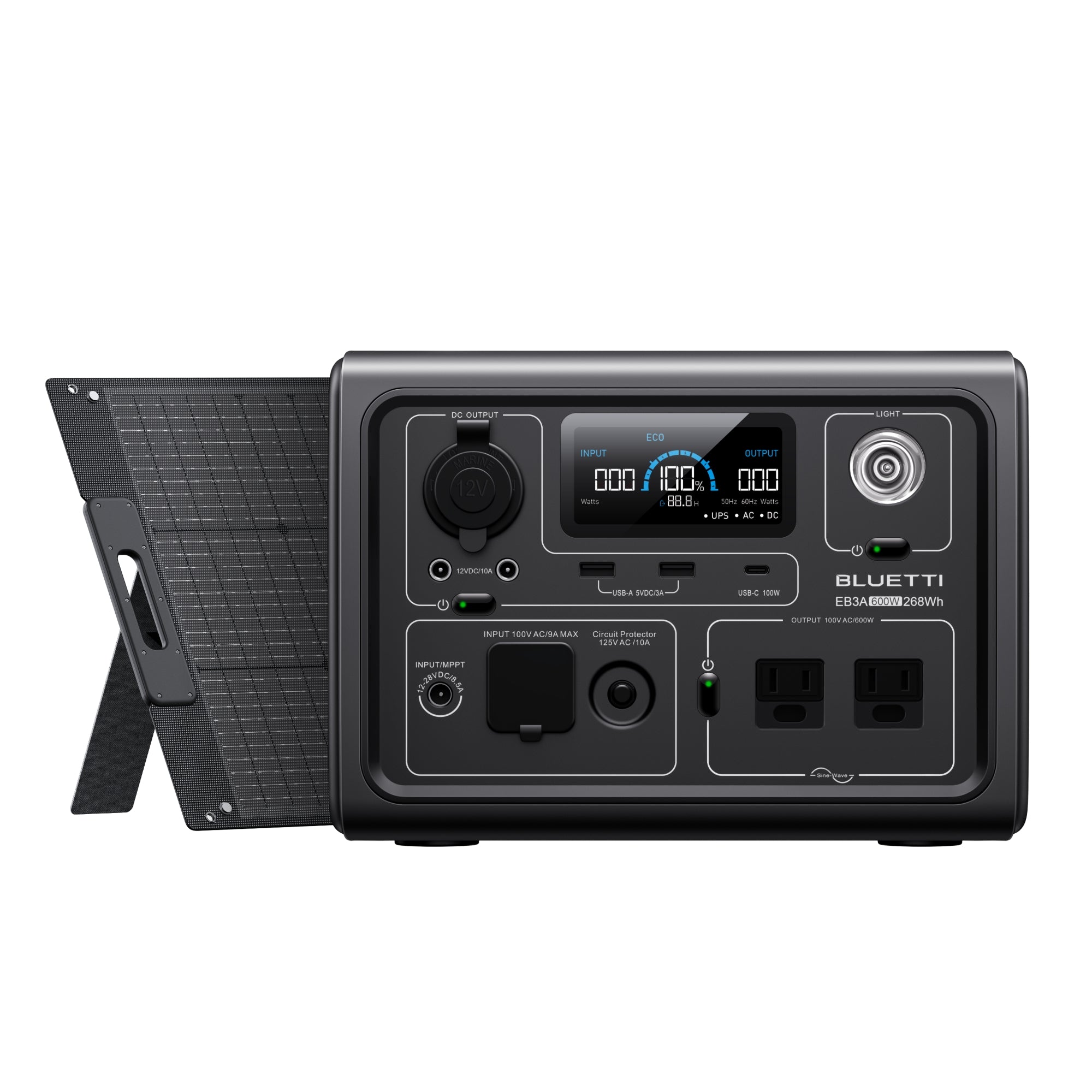 BLUETTI 小型ポータブル電源 EB3A |防災推奨 アウトドア キャンプ道具