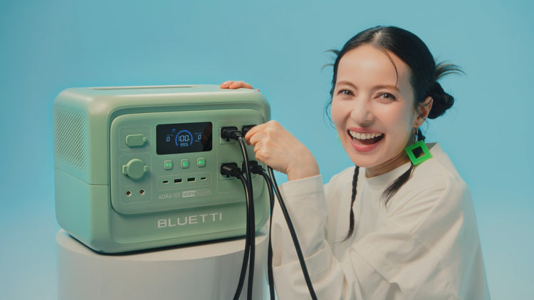 BLUETTI AORA=終わらないグルーヴ
音楽と共に躍動する、途切れない暮らしの「エネルギー」