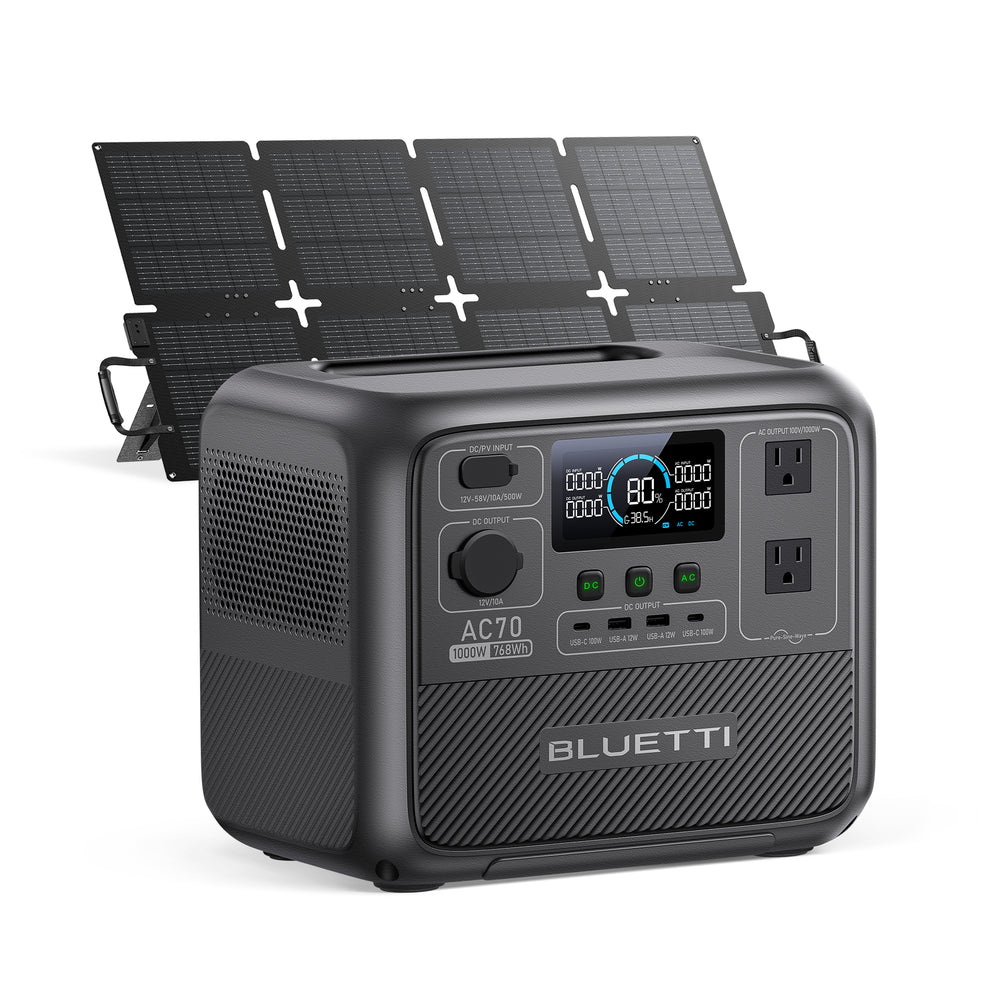 BLUETTI AC70 |768Wh、1000W