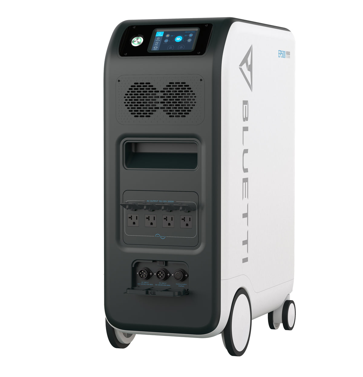 【終売】BLUETTI EP500 家庭用バックアップ可搬型電源 |防災推奨・非常用電源 |5120Wh、2000W