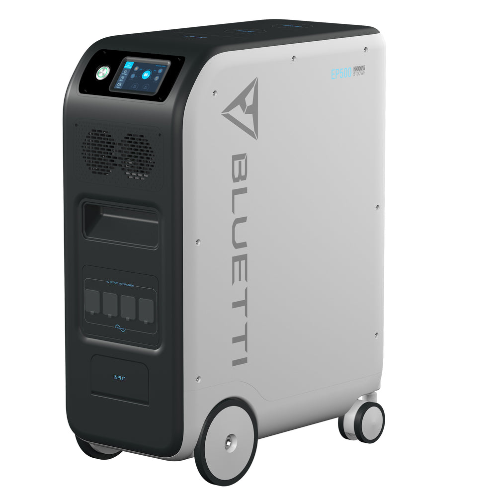 【終売】BLUETTI EP500 家庭用バックアップ可搬型電源 |防災推奨・非常用電源 |5120Wh、2000W