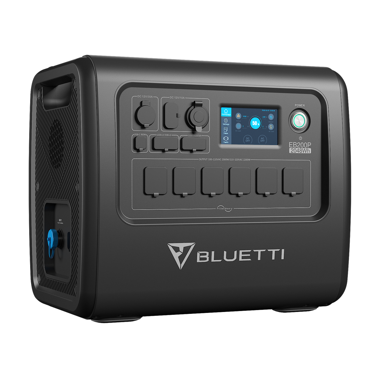 【終売】BLUETTI EB200P 大容量ポータブル電源 | 防災推奨・車中泊・キャンプ |2048Wh、2200W