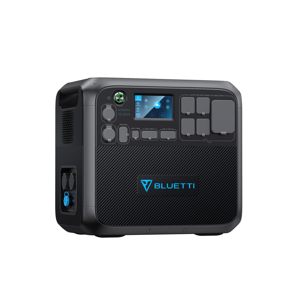 【終売】BLUETTI AC200MAX 大容量ポータブル電源 | 防災推奨・車中泊・キャンプ |2048Wh、2200W