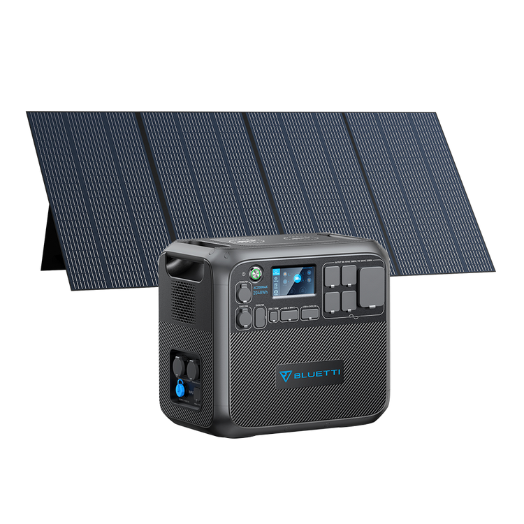 BLUETTI AC200MAXポータブル電源+PV350ソーラーパネルセット ブルーティ