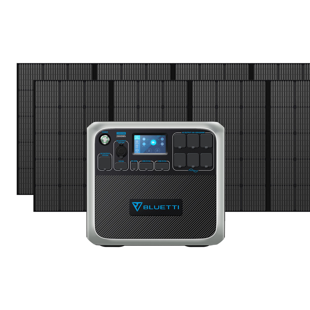 【終売】BLUETTI AC200P 大容量ポータブル電源|防災推奨・車中泊・キャンプ|2000Wh、2000W