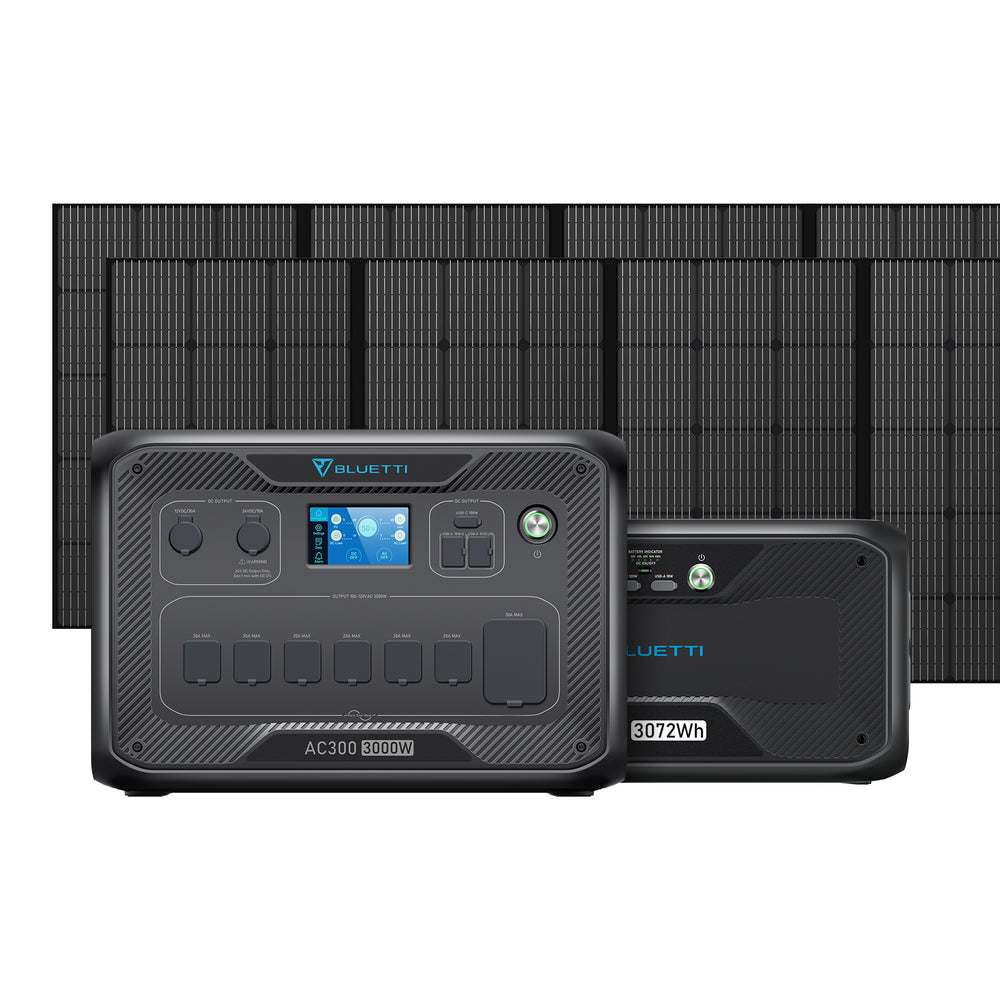 【終売】BLUETTI AC300+B300 家庭用バックアップ電源  | 防災推奨・非常用電源 |3072Wh、3000W
