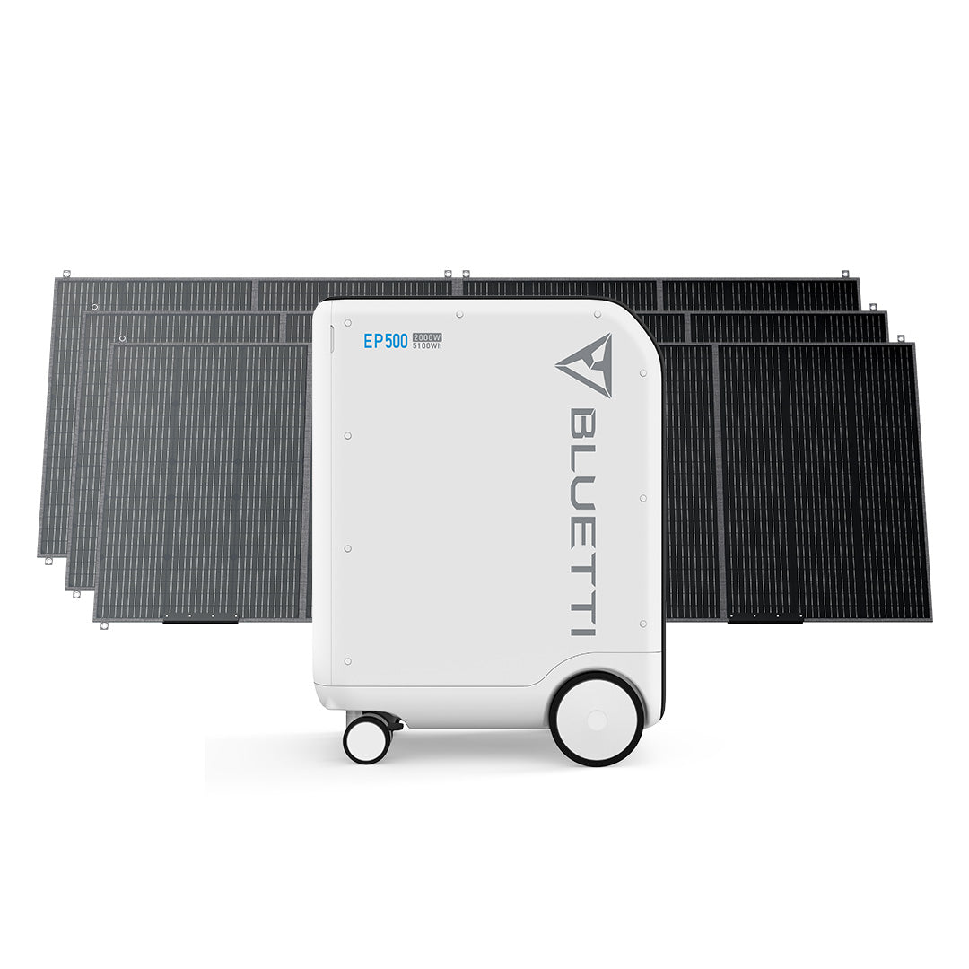 【終売】BLUETTI EP500 家庭用バックアップ可搬型電源 |防災推奨・非常用電源 |5120Wh、2000W