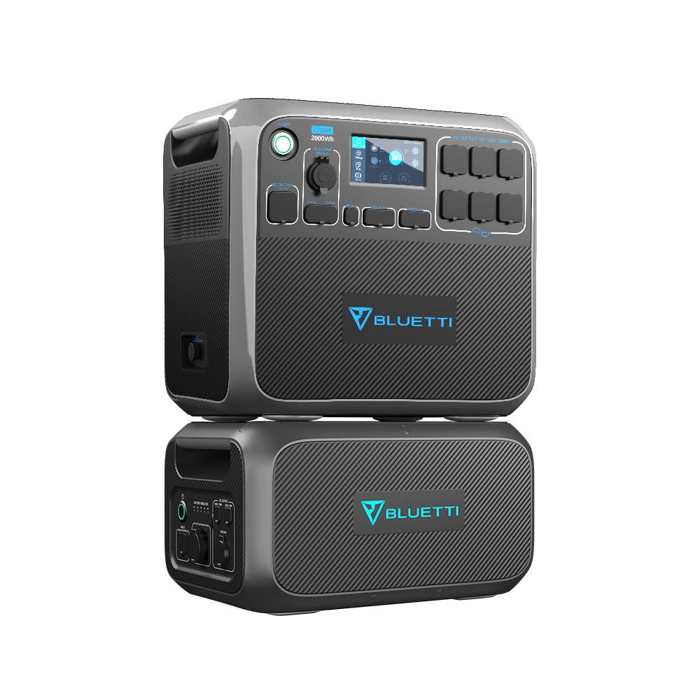 【終売】BLUETTI AC200P 大容量ポータブル電源|防災推奨・車中泊・キャンプ|2000Wh、2000W