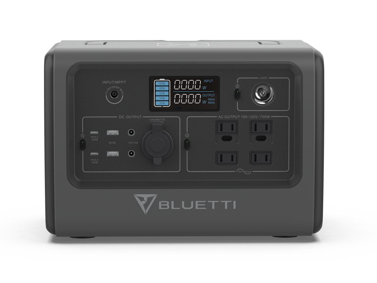 BLUETTI EB70S 小型ポータブル電源+PV120ソーラーパネル セット